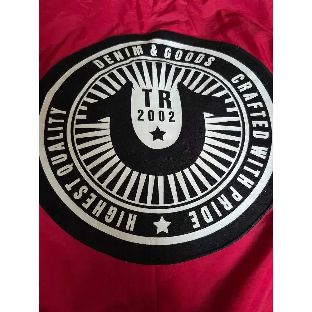 Vintage True Religion Varsity Jacket Size‎ XL Red Varsity Rare Great logo